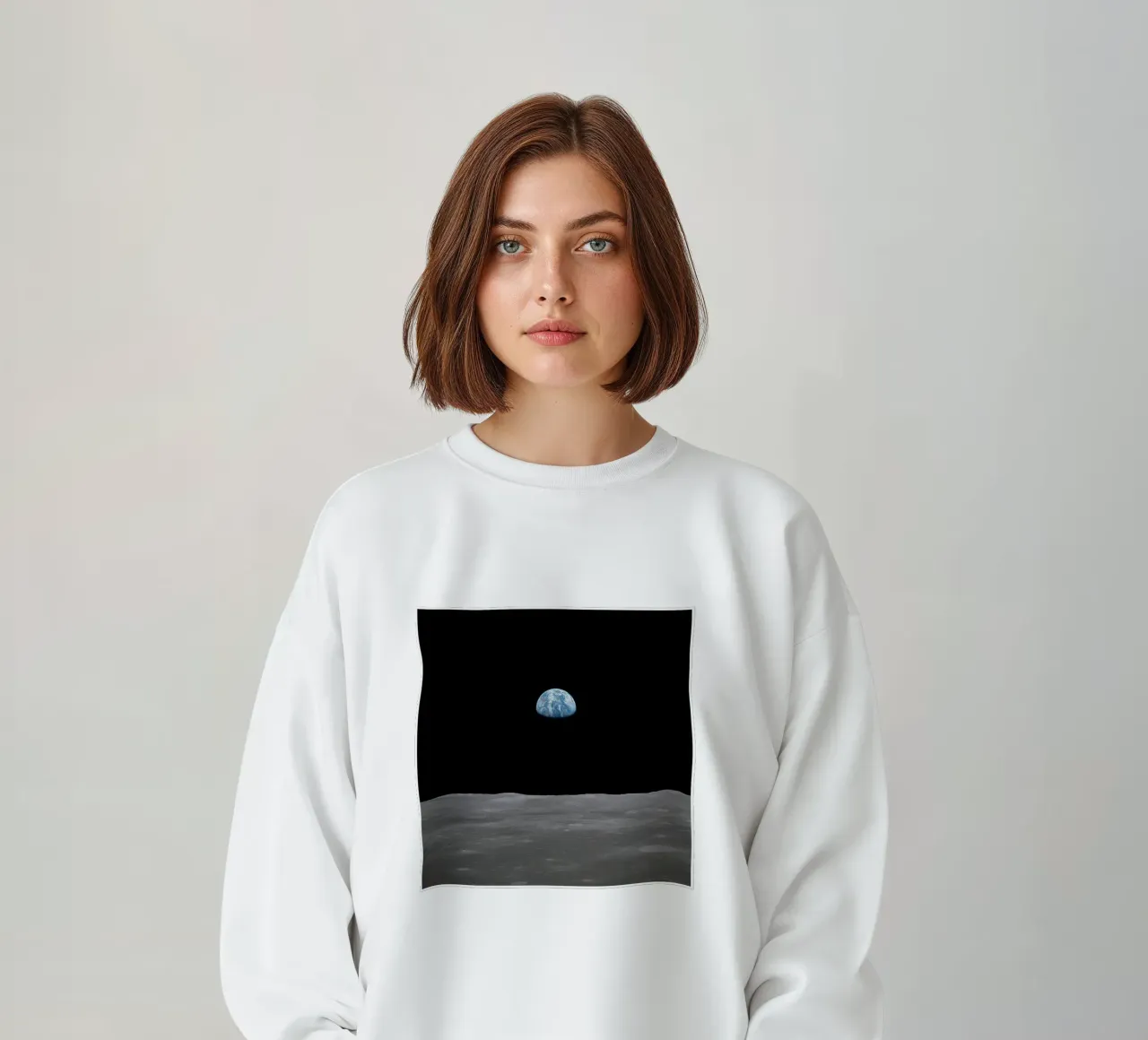 L'Apollo 11 si alza dalla terra sopra la luna, luglio 1969 felpa da harris shop