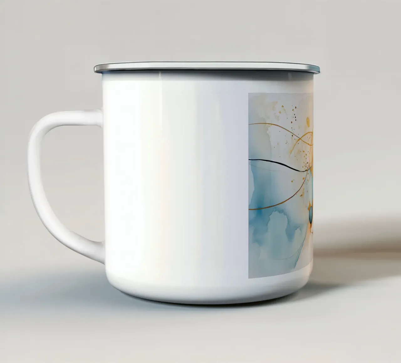 Arte da parete di Imagine tazza in smalto da Imagine