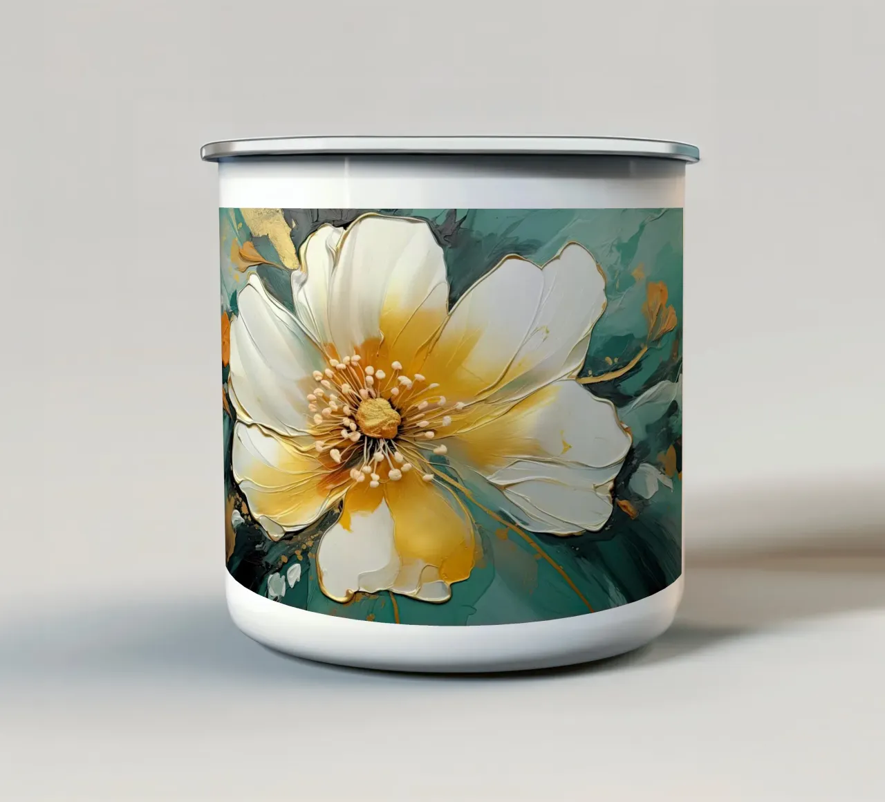 Arte da parete di Imagine tazza in smalto da Imagine