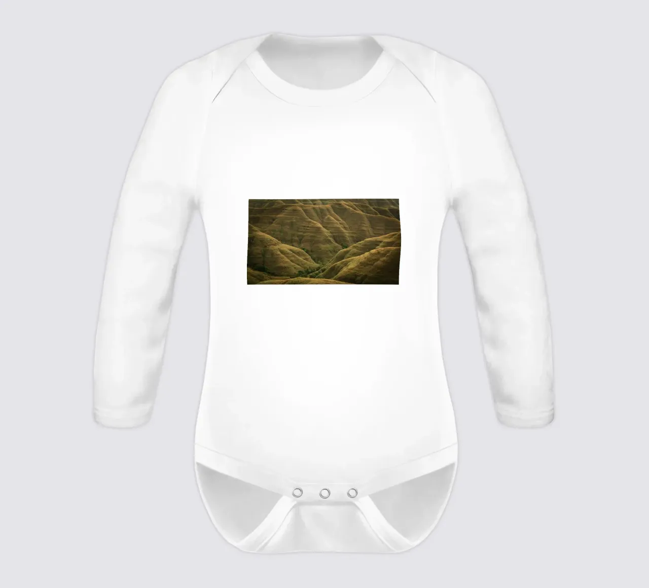 colline ondulate body neonato maniche lunghe da Earthly Visions