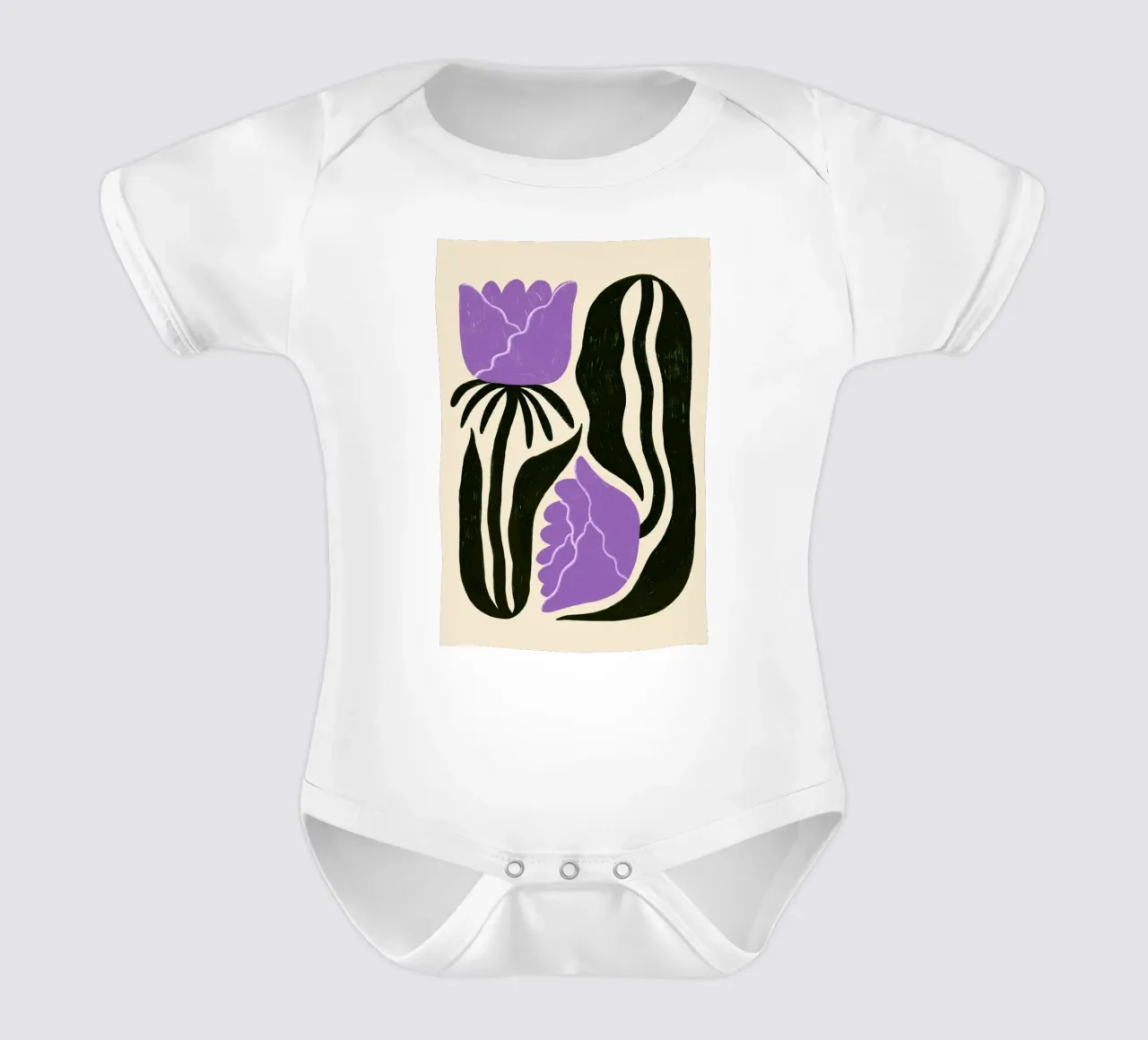 Carnation Combination body neonato maniche corte da Pure