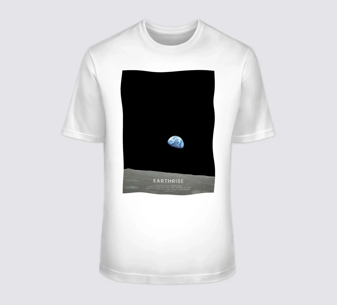 Earthrise - Apollo 8 t-shirt da harris shop