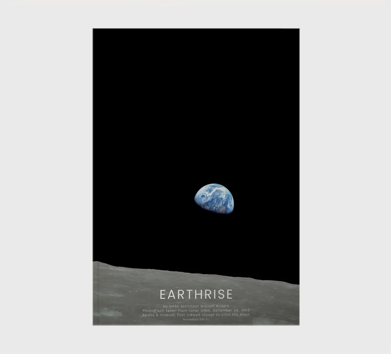 Earthrise - Apollo 8 notebook by harris shop