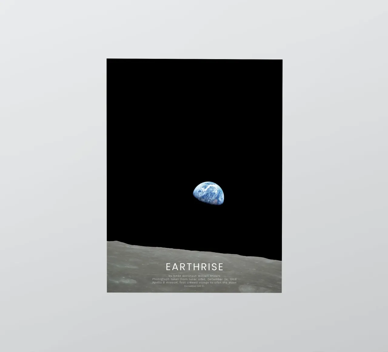 Earthrise - Apollo 8 sticker by harris shop