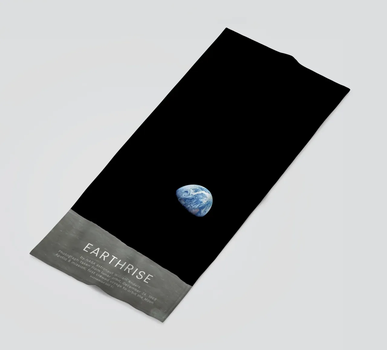 Earthrise - Apollo 8 telo mare da harris shop
