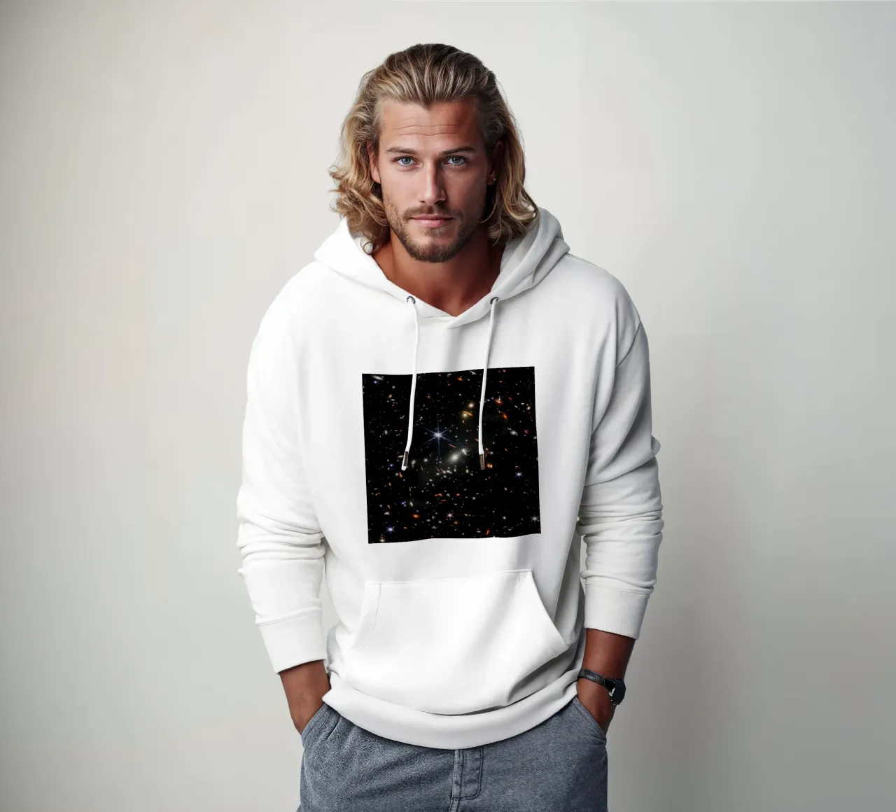 James Webb - Prima immagine in campo profondo felpa con cappuccio da harris shop