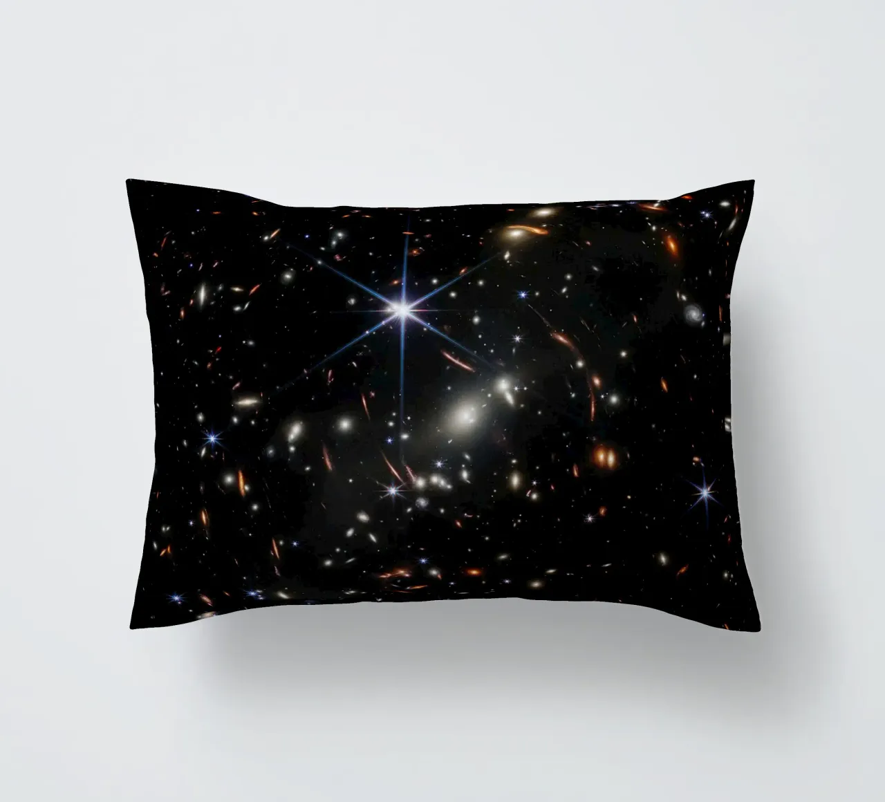 James Webb - First deep field image decorative cushion by harris shop