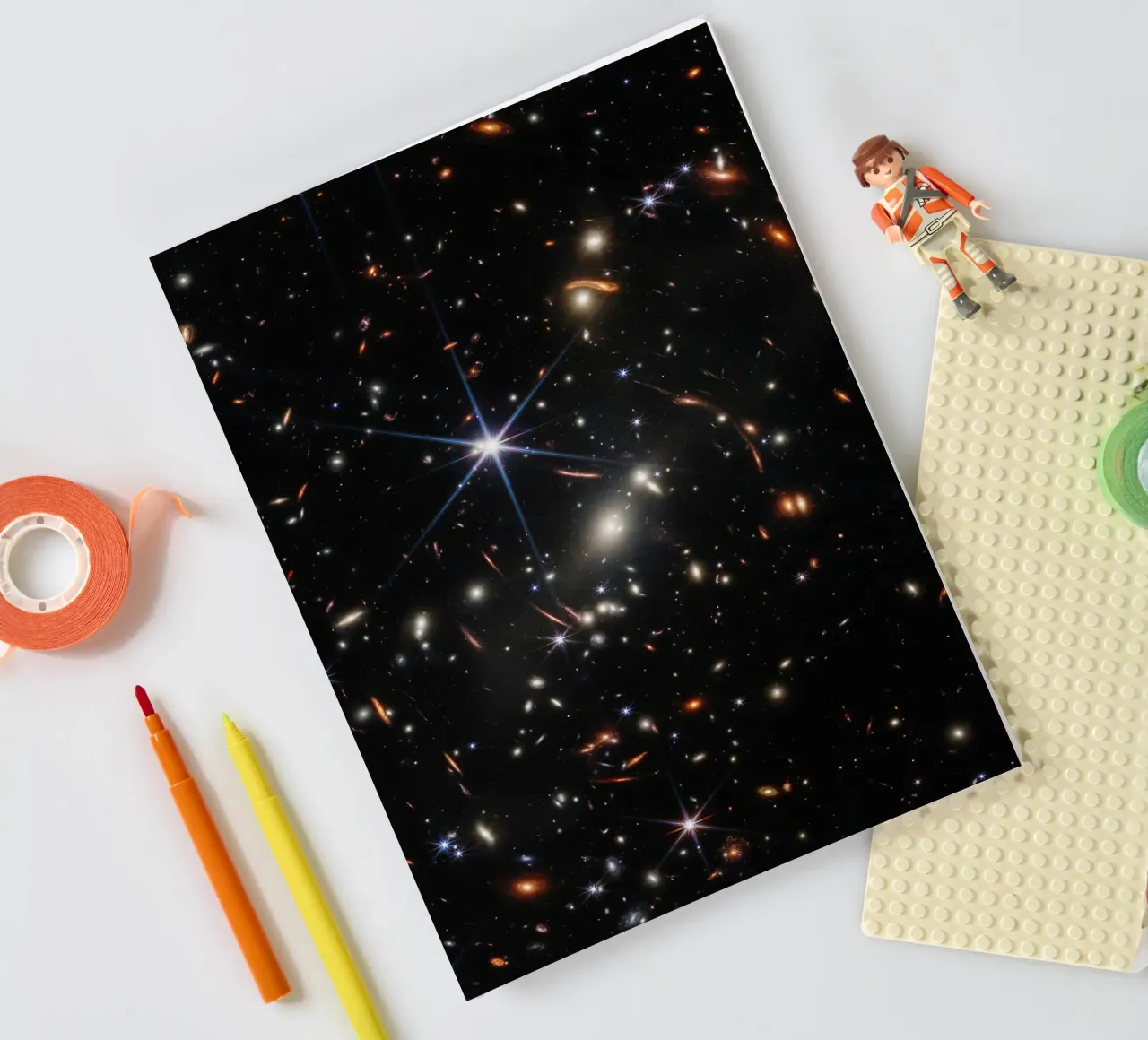 James Webb - First deep field image notebook by harris shop