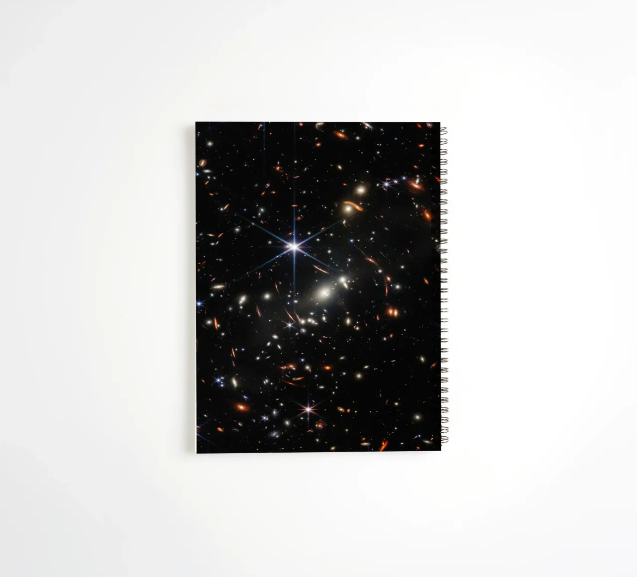 James Webb - First deep field image spiral notebook by harris shop