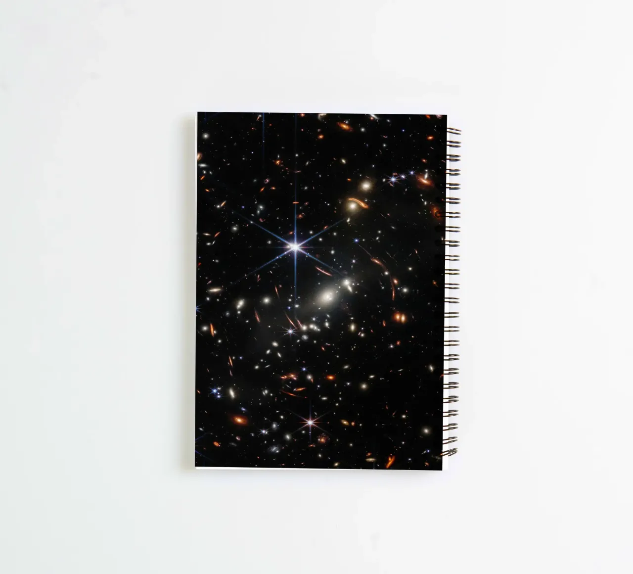 James Webb - First deep field image spiral notebook by harris shop