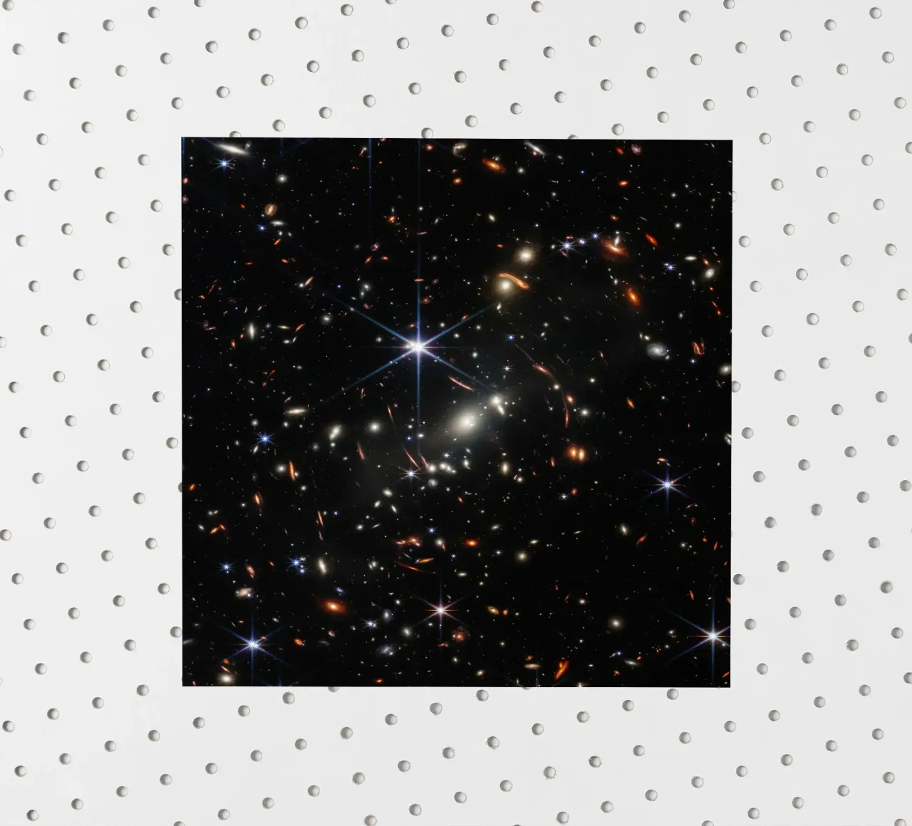 James Webb - First deep field image sticker by harris shop