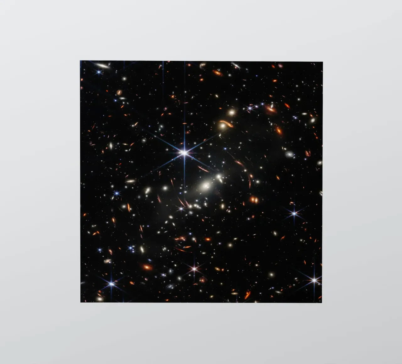 James Webb - First deep field image sticker by harris shop