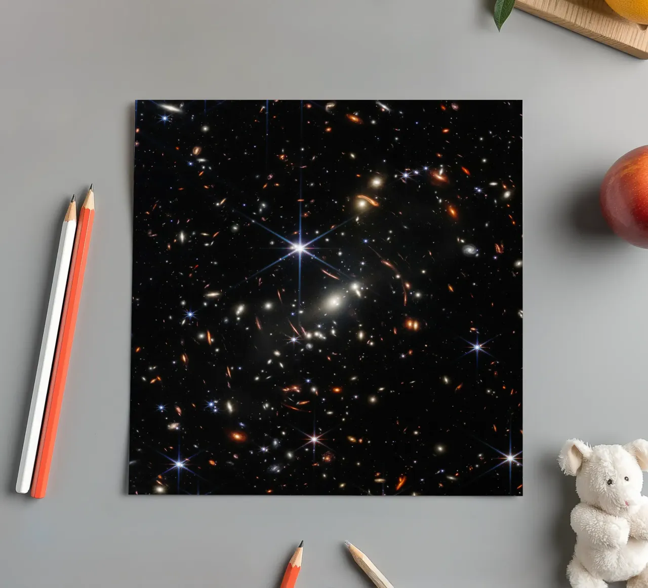 James Webb - First deep field image sticker sheet by harris shop