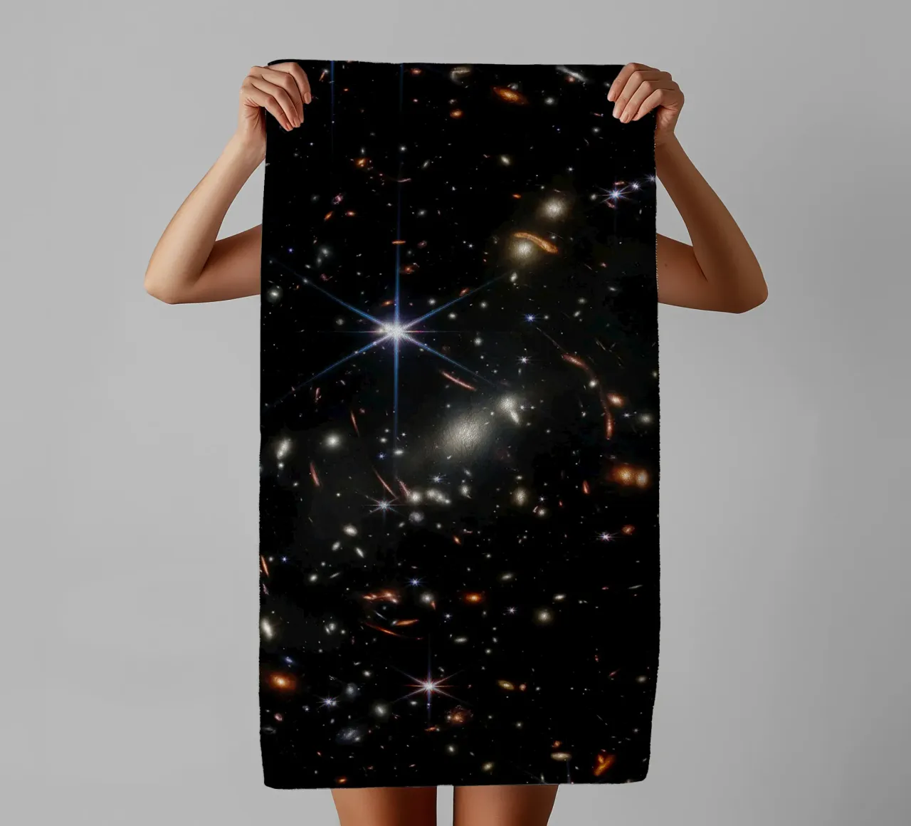 James Webb - First deep field image towel by harris shop