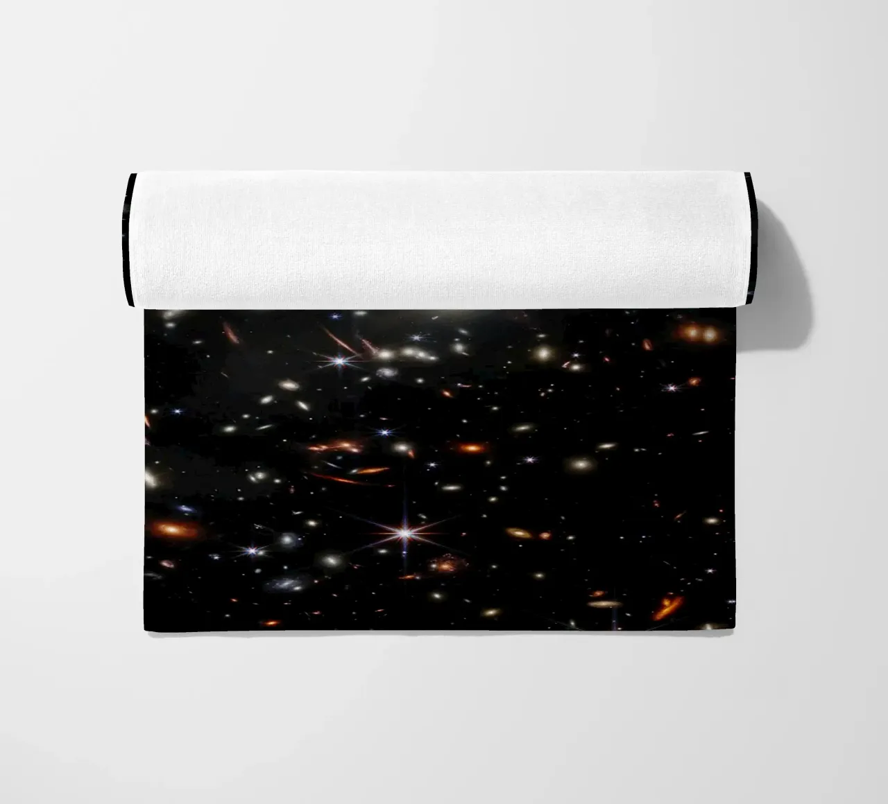 James Webb - First deep field image beach towel by harris shop