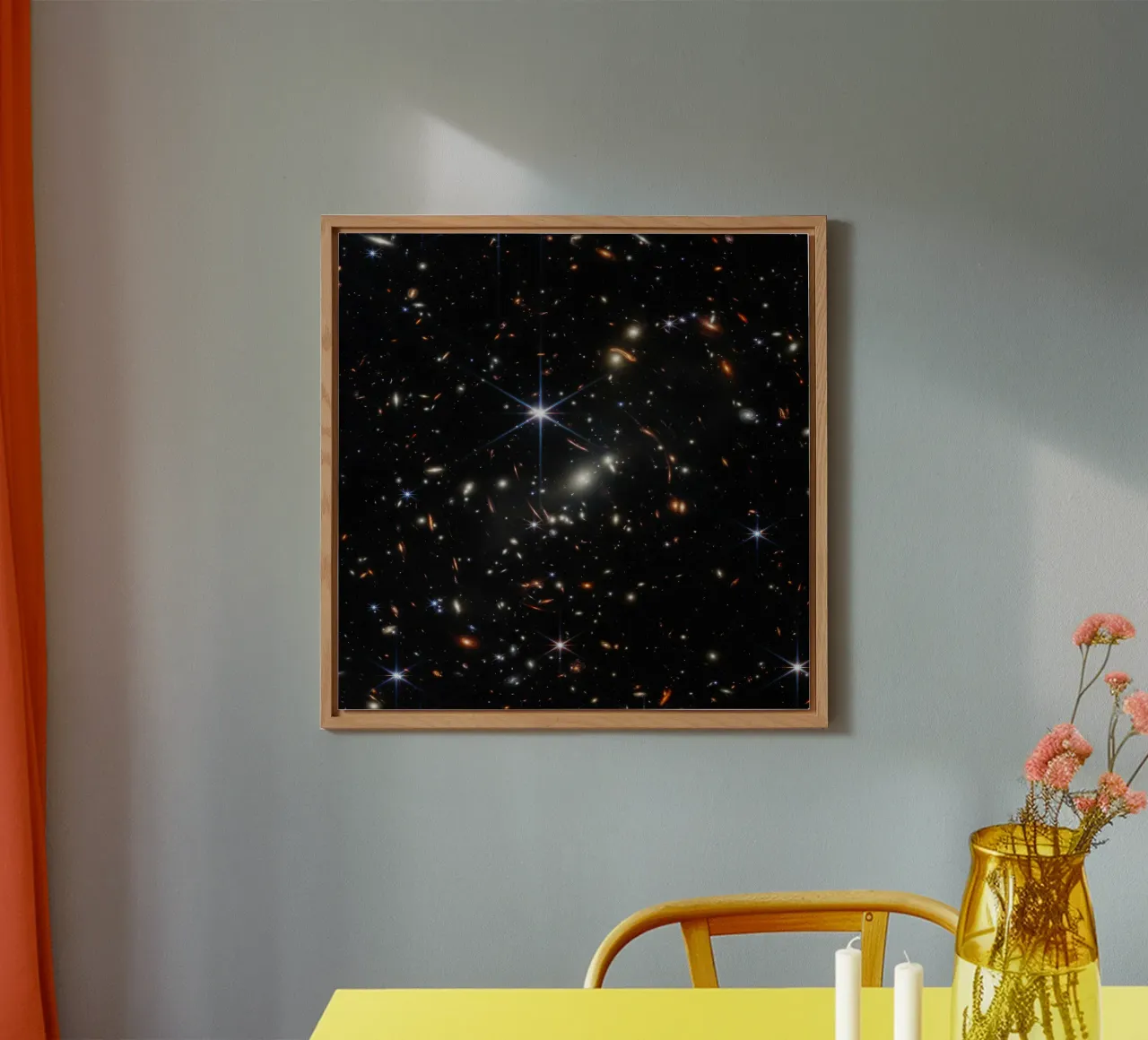 James Webb - First deep field image alu-dibond by harris shop