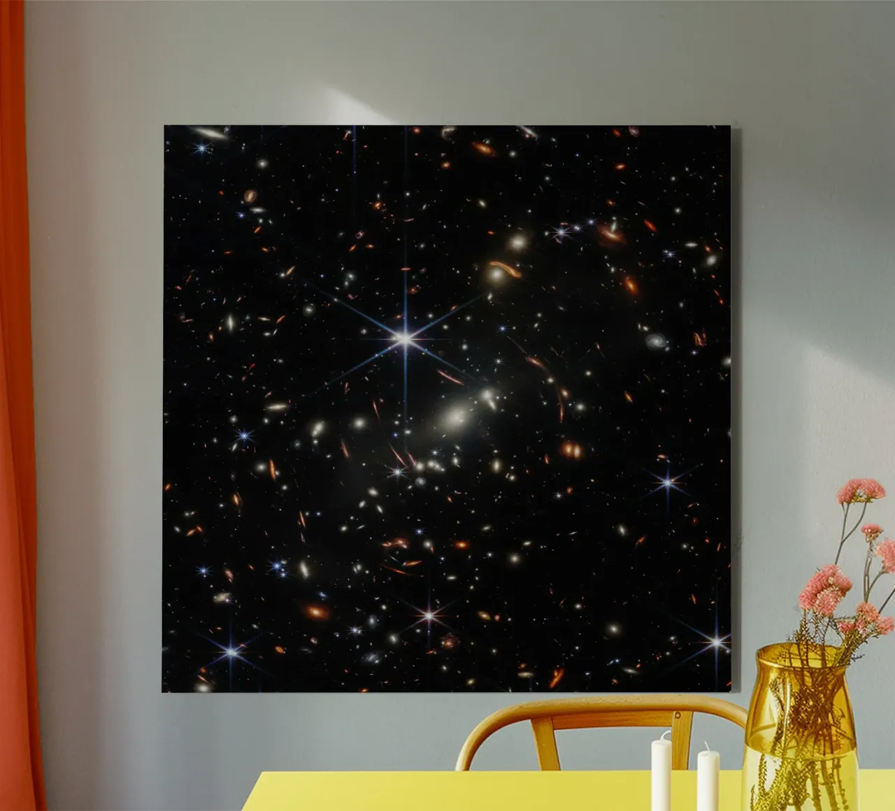 James Webb - First deep field image alu-dibond by harris shop