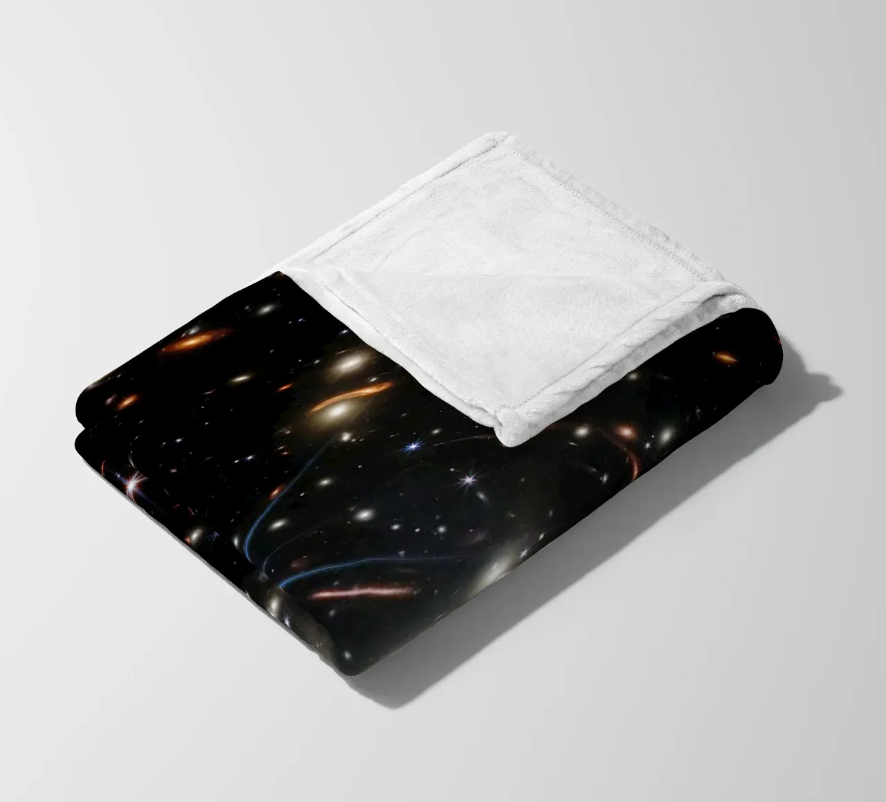 James Webb - First deep field image fleece blanket by harris shop