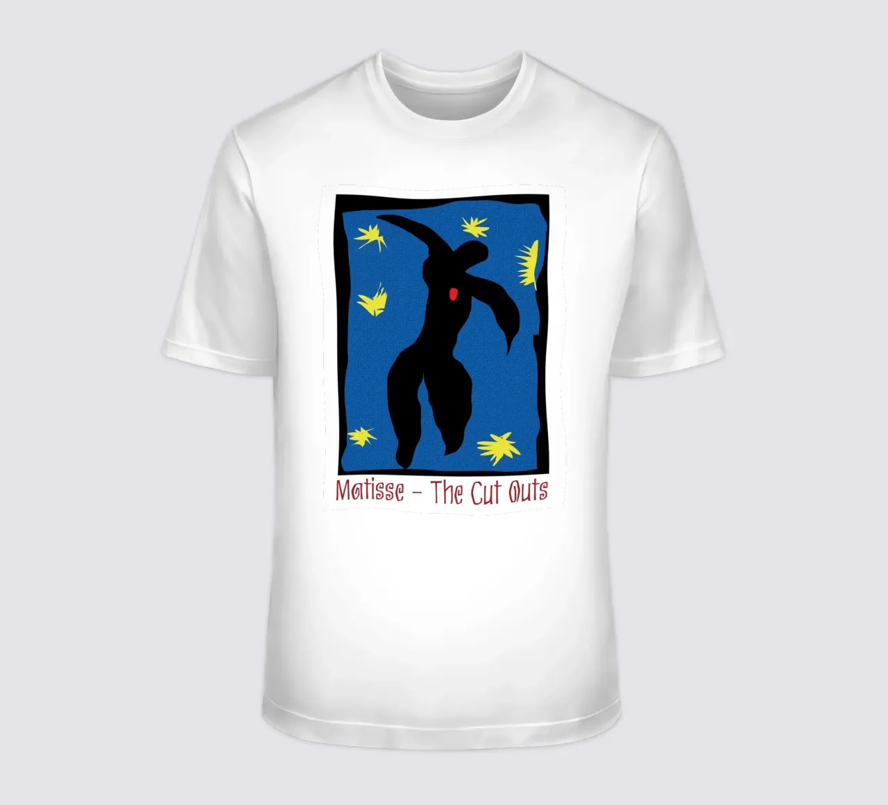 silhouette d'une personne qui saute t-shirt de sazkia art