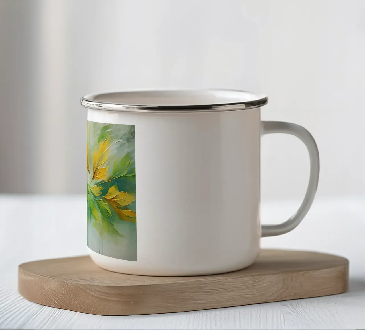 Arte da parete di Imagine tazza in smalto da Imagine