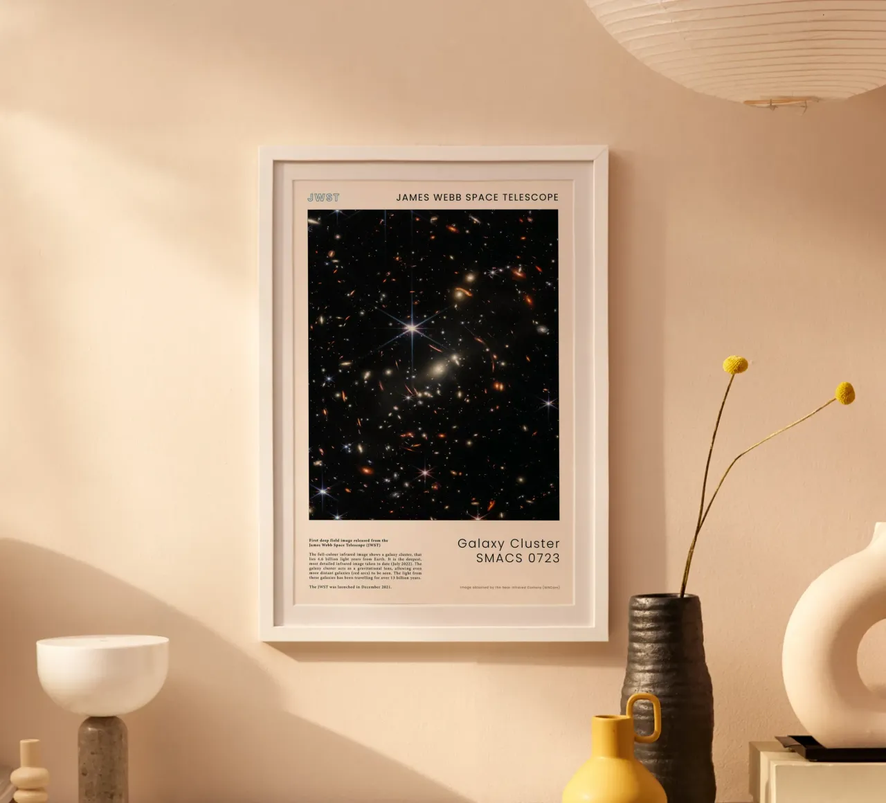 JWST - Ammasso di galassie SMACS 0723 poster da harris shop