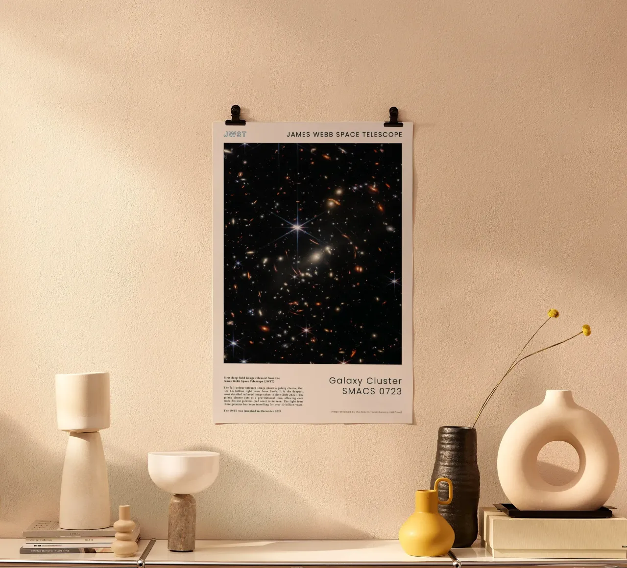 JWST - Ammasso di galassie SMACS 0723 poster da harris shop