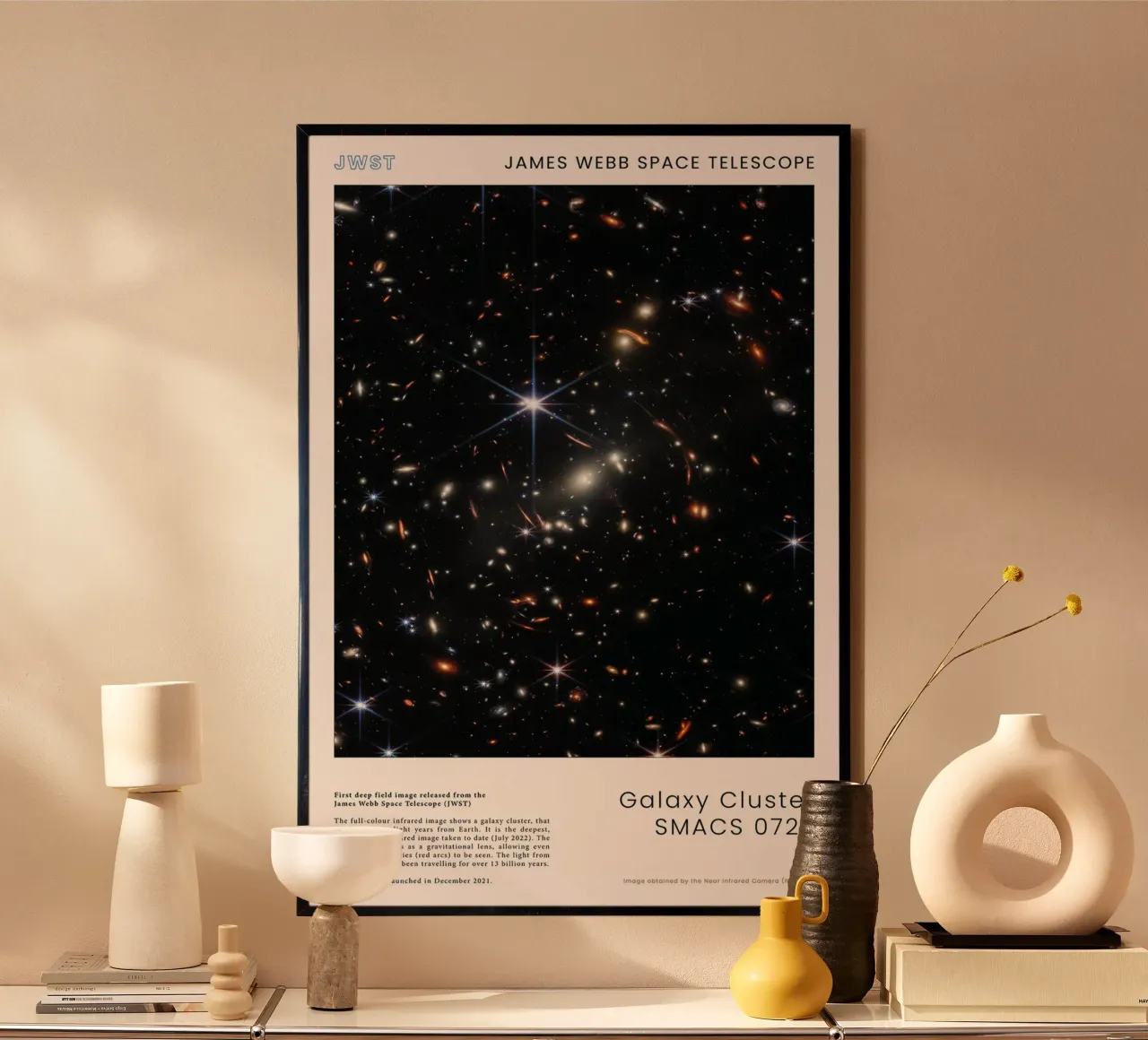 JWST - Ammasso di galassie SMACS 0723 poster da harris shop