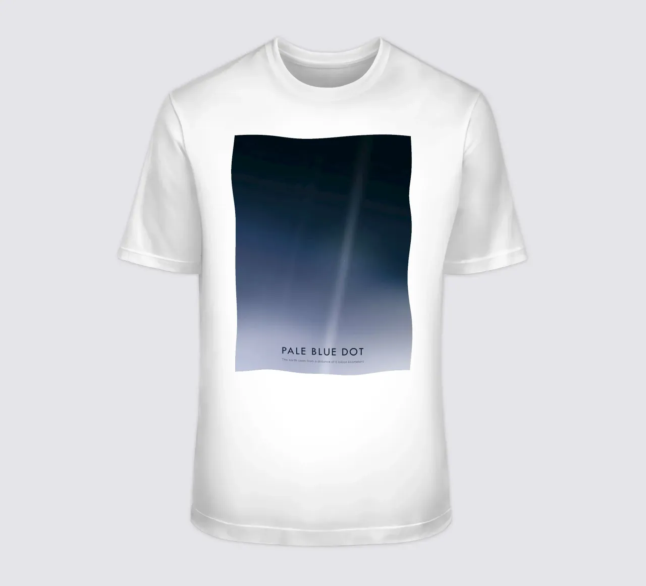 Blassblauer Fleck T-Shirt von harris shop