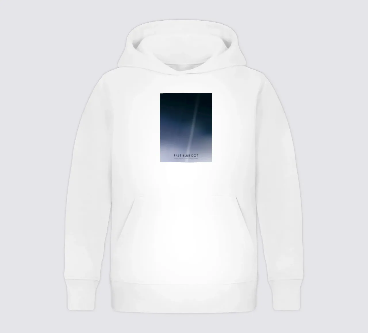 Pale Blue Dot kids hoodie by harris shop