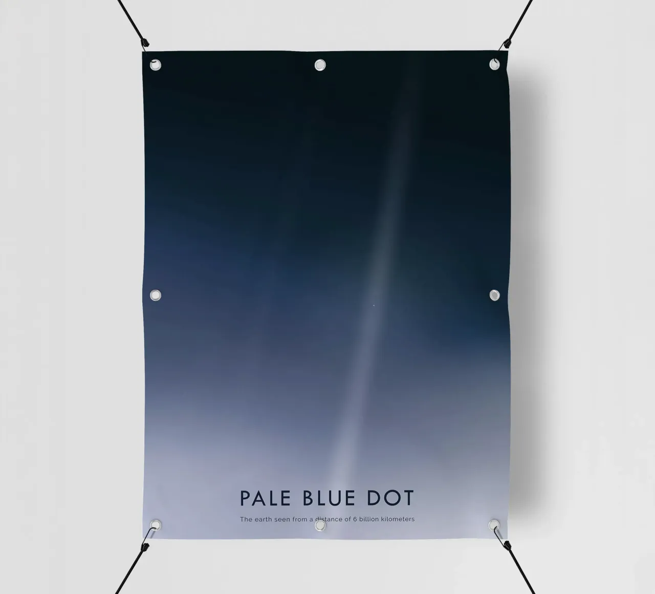 Pale Blue Dot pvc cover by harris shop