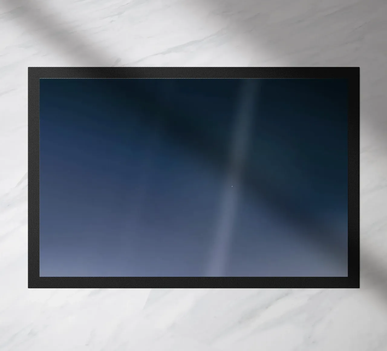 Blassblauer Fleck Fußmatte von harris shop