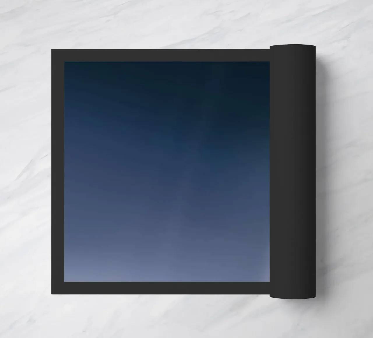 Blassblauer Fleck Fußmatte von harris shop