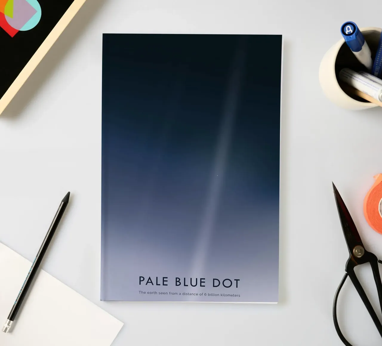 Point bleu pâle carnet de notes de harris shop