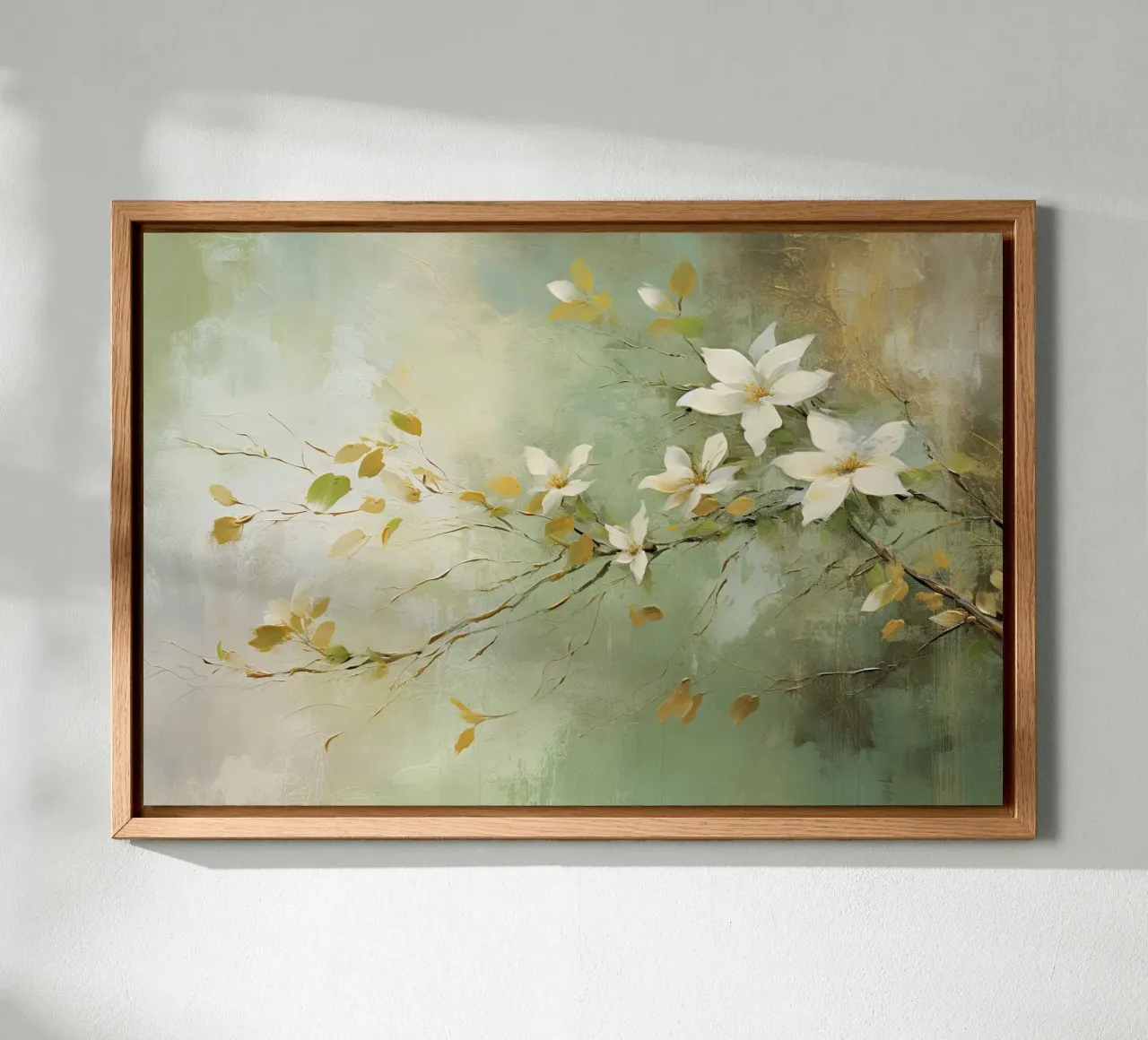 Muurkunst van Imagine canvas met Baklijst van Imagine