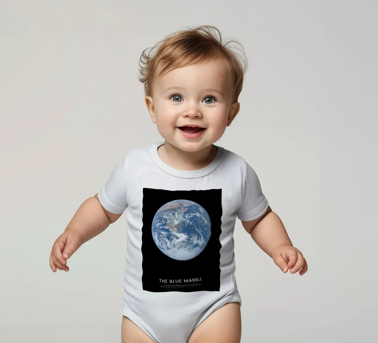 The Blue Marble short-sleeve baby romper by harris shop