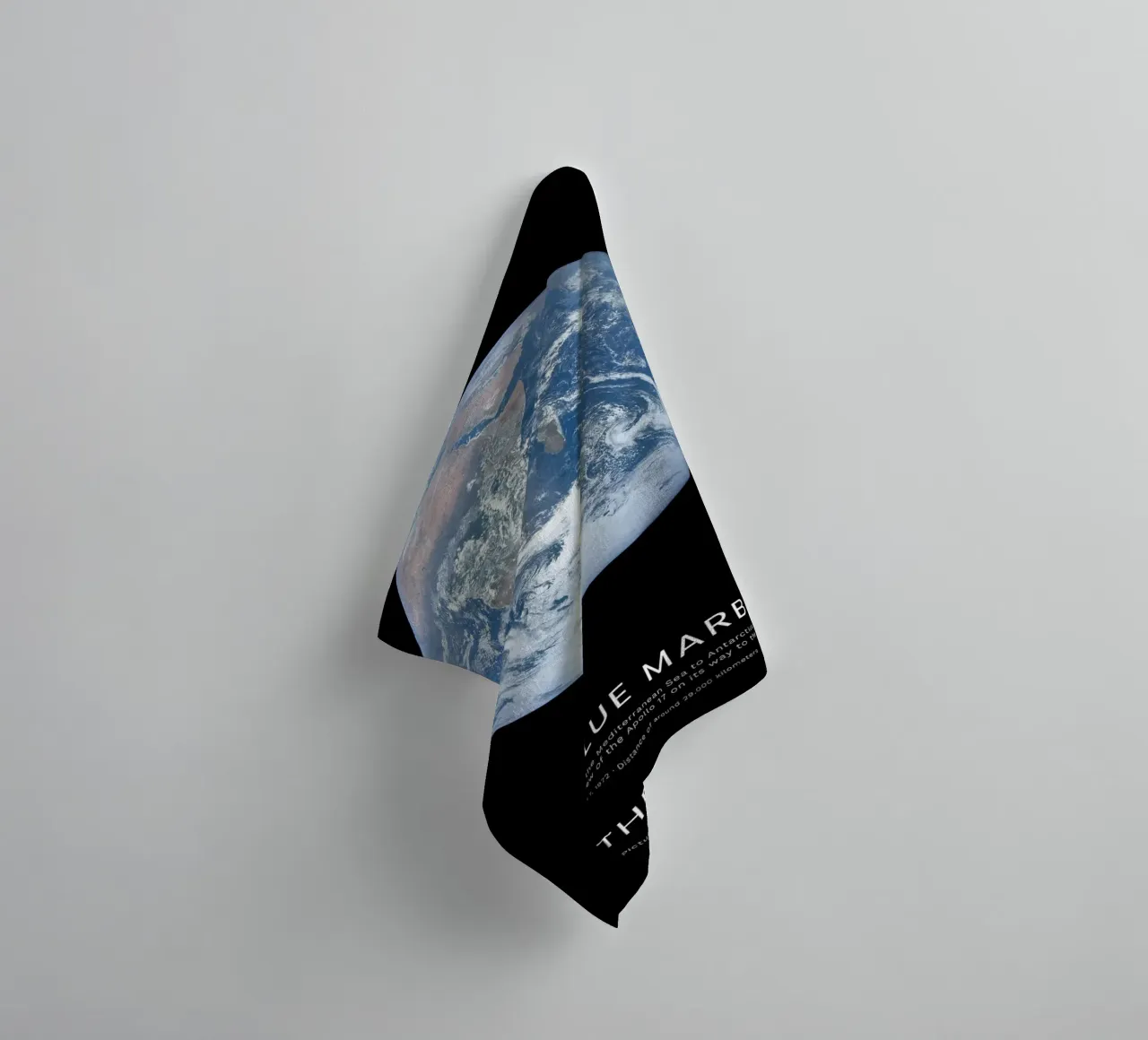 The Blue Marble towel by harris shop