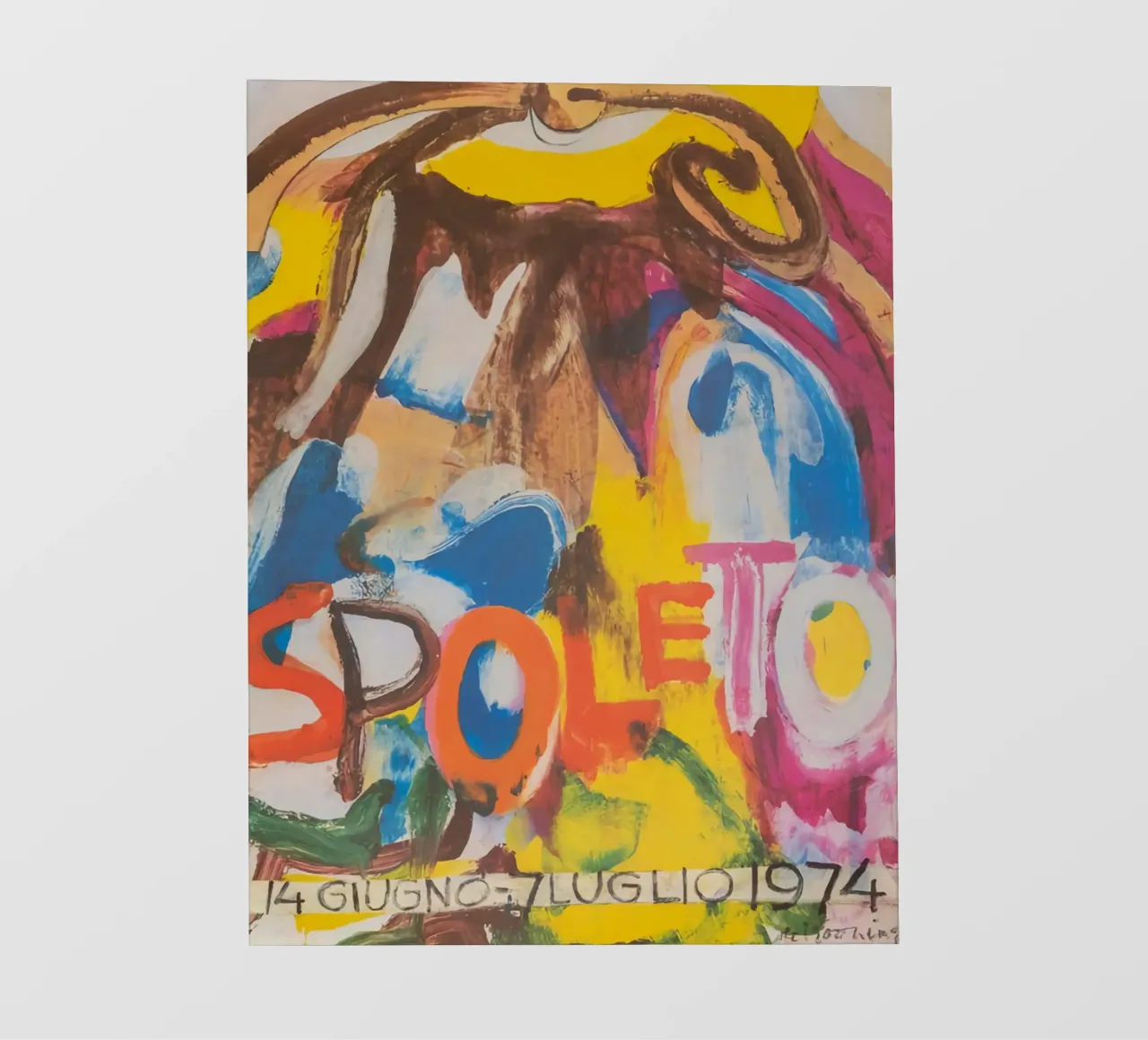 Willem De Kooning 1974 telo in pvc da Family ARTWORK