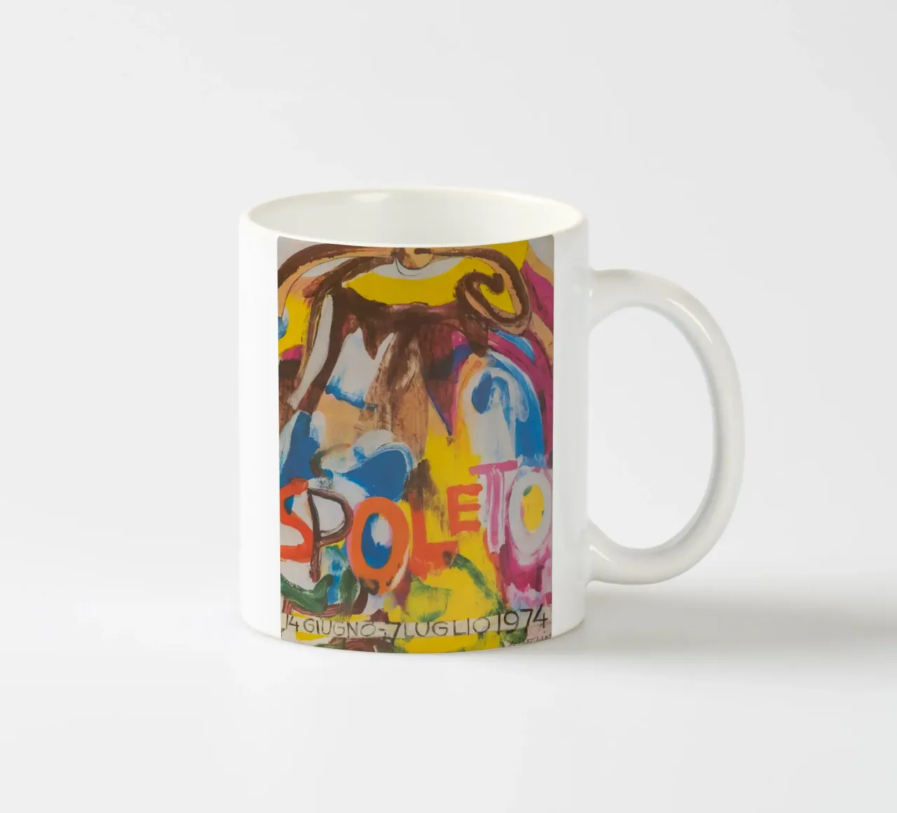 Willem De Kooning 1974 tazza in ceramica da Family ARTWORK