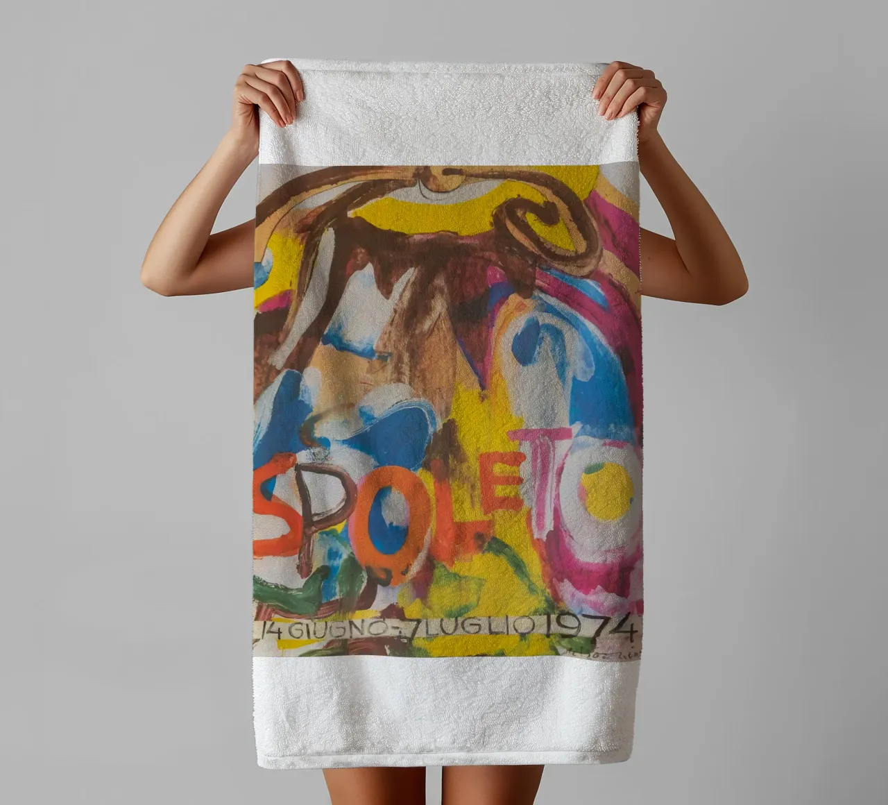 Willem De Kooning 1974 towel by Family ARTWORK