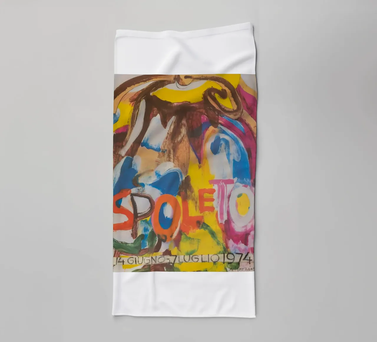 Willem De Kooning 1974 towel by Family ARTWORK