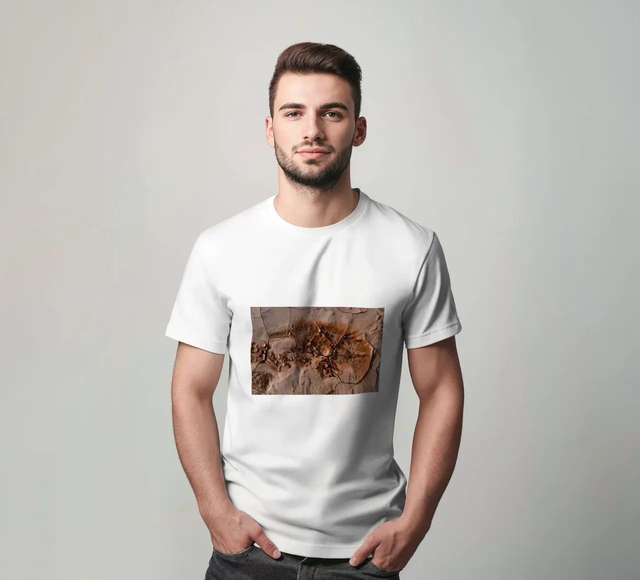 terra secca terra screpolata t-shirt da Earthly Visions
