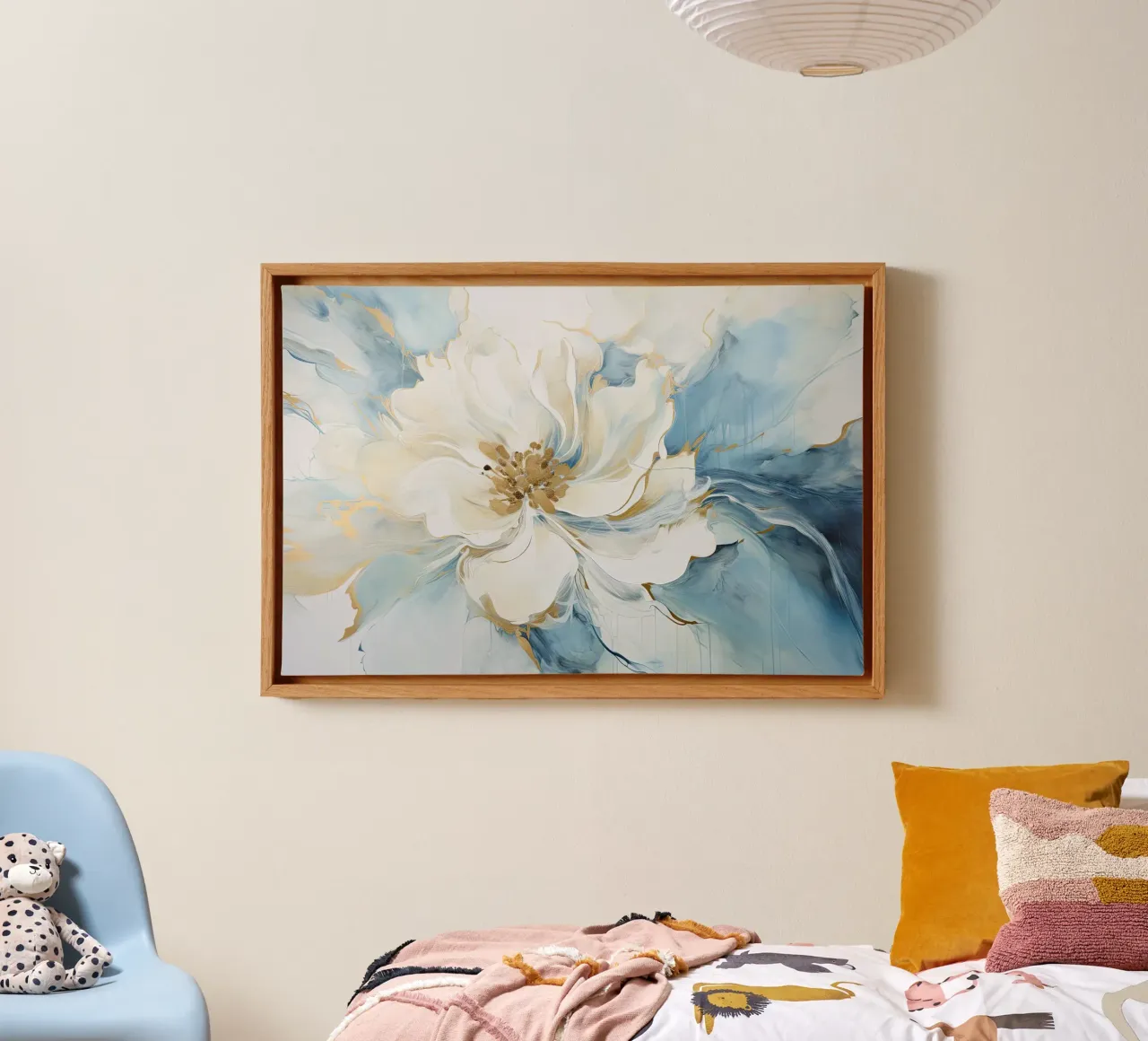 Muurkunst van Imagine canvas met Baklijst van Imagine