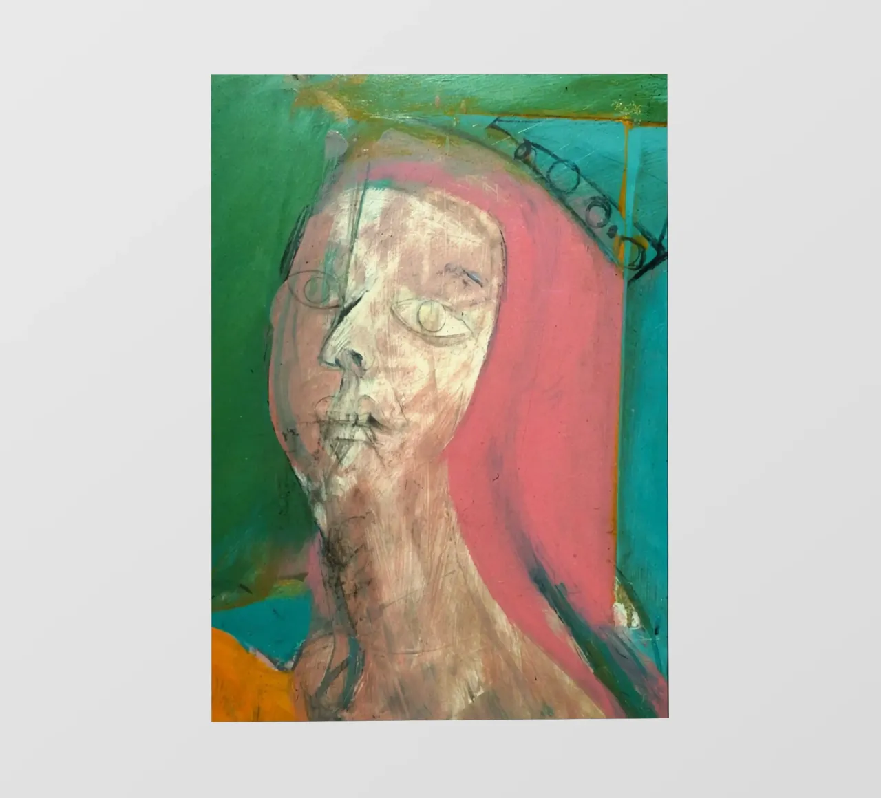 Willem De Kooning Donna Biara pellicola backlit da Family ARTWORK