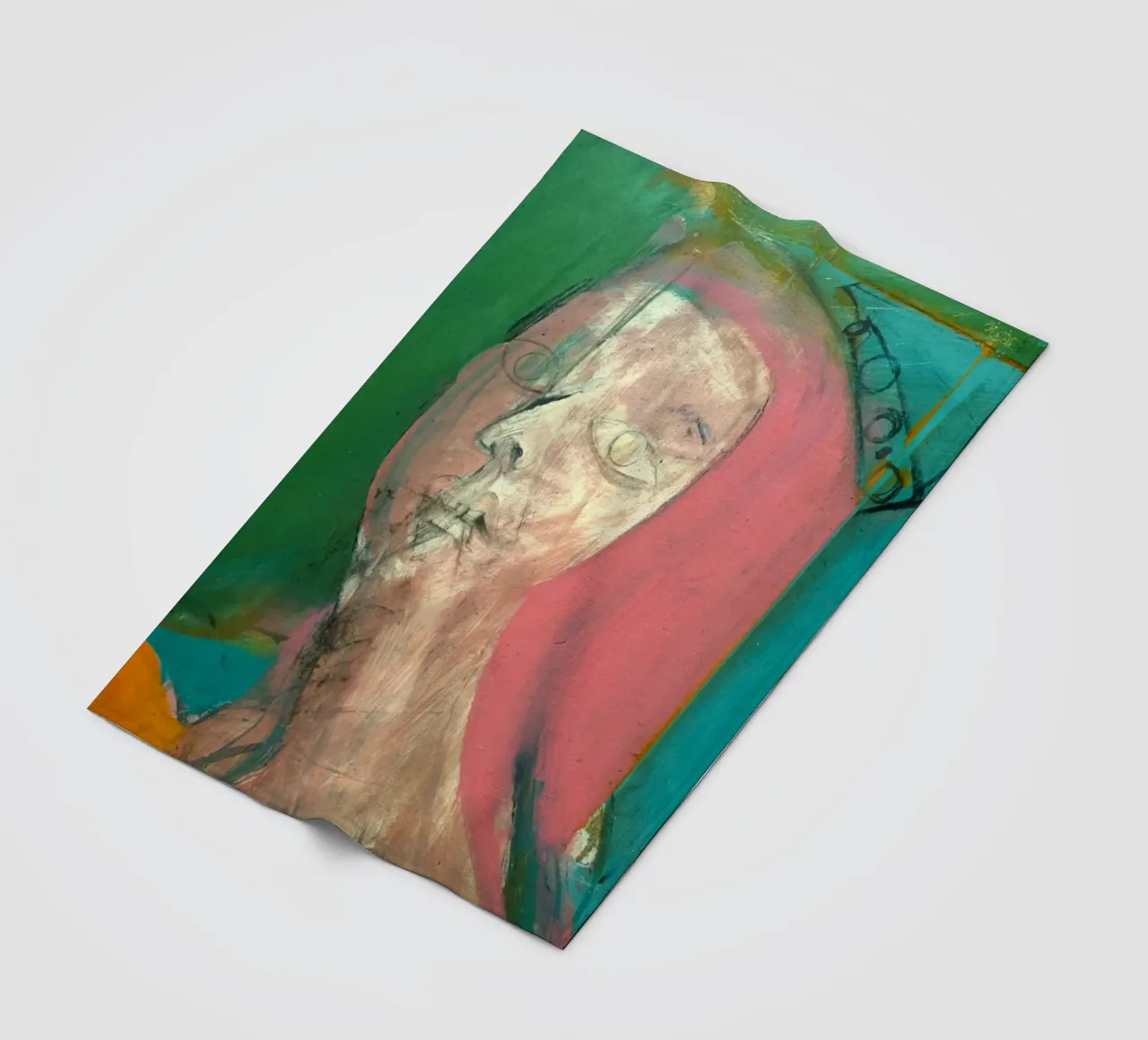 Willem De Kooning Donna Biara coperta in pile da Family ARTWORK