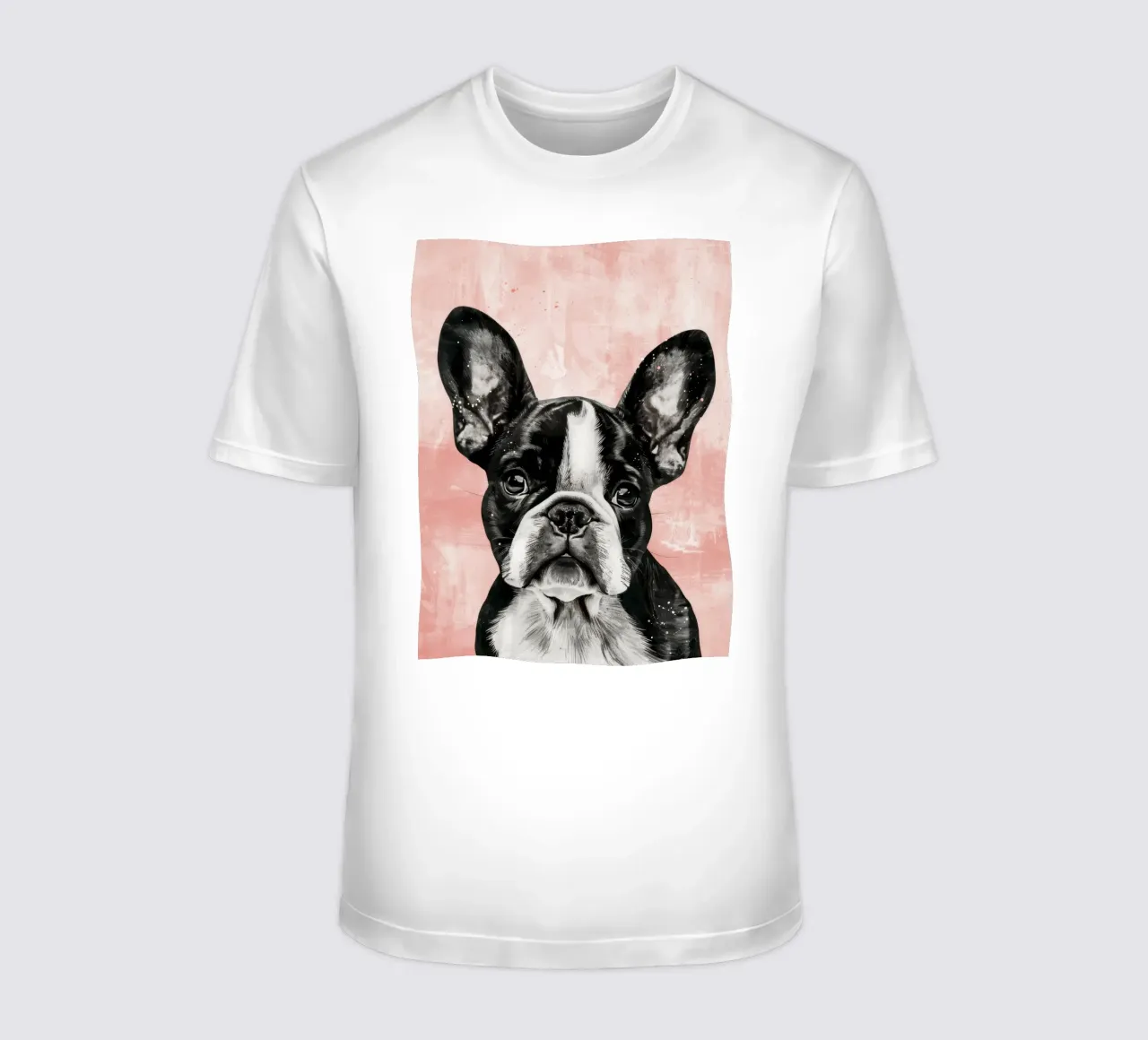 Bulldog dallo sguardo dolce, che riposa serenamente in un attimo t-shirt da DesignDoodle