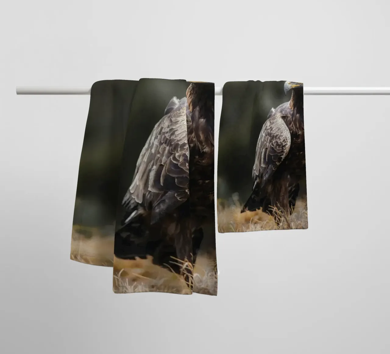 eagle bird towel by Earthly Visions