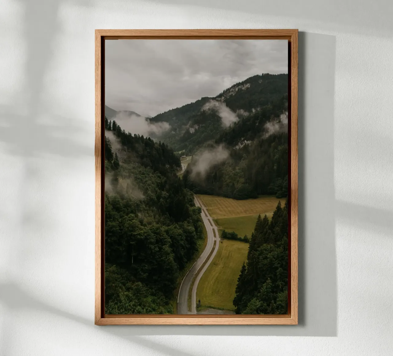 Winding Through Silence alluminio dibond da Lena Stamm