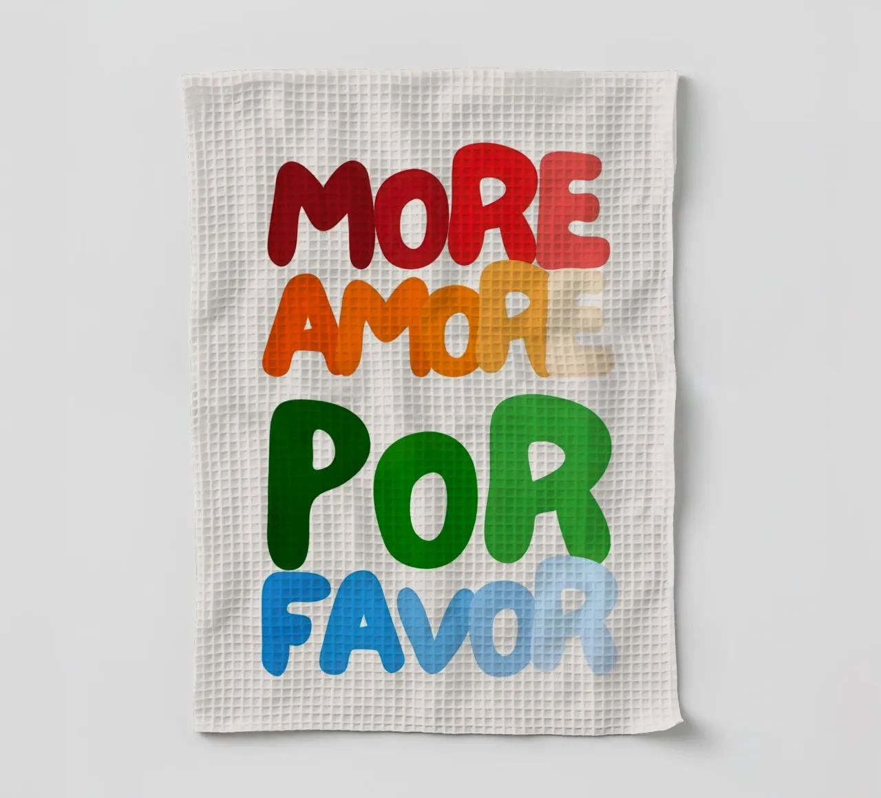 More Amore Por Favor (White) canovaccio da cucina da Attaboy Dsgn
