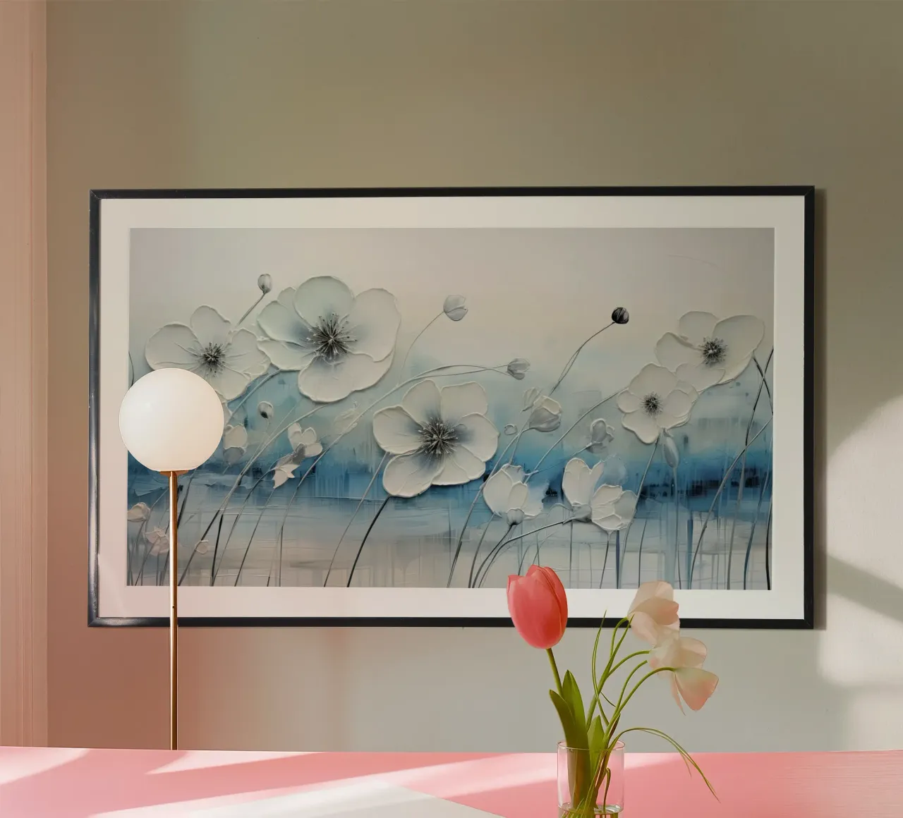 Arte da parete di Imagine poster con telaio in alluminio da Imagine