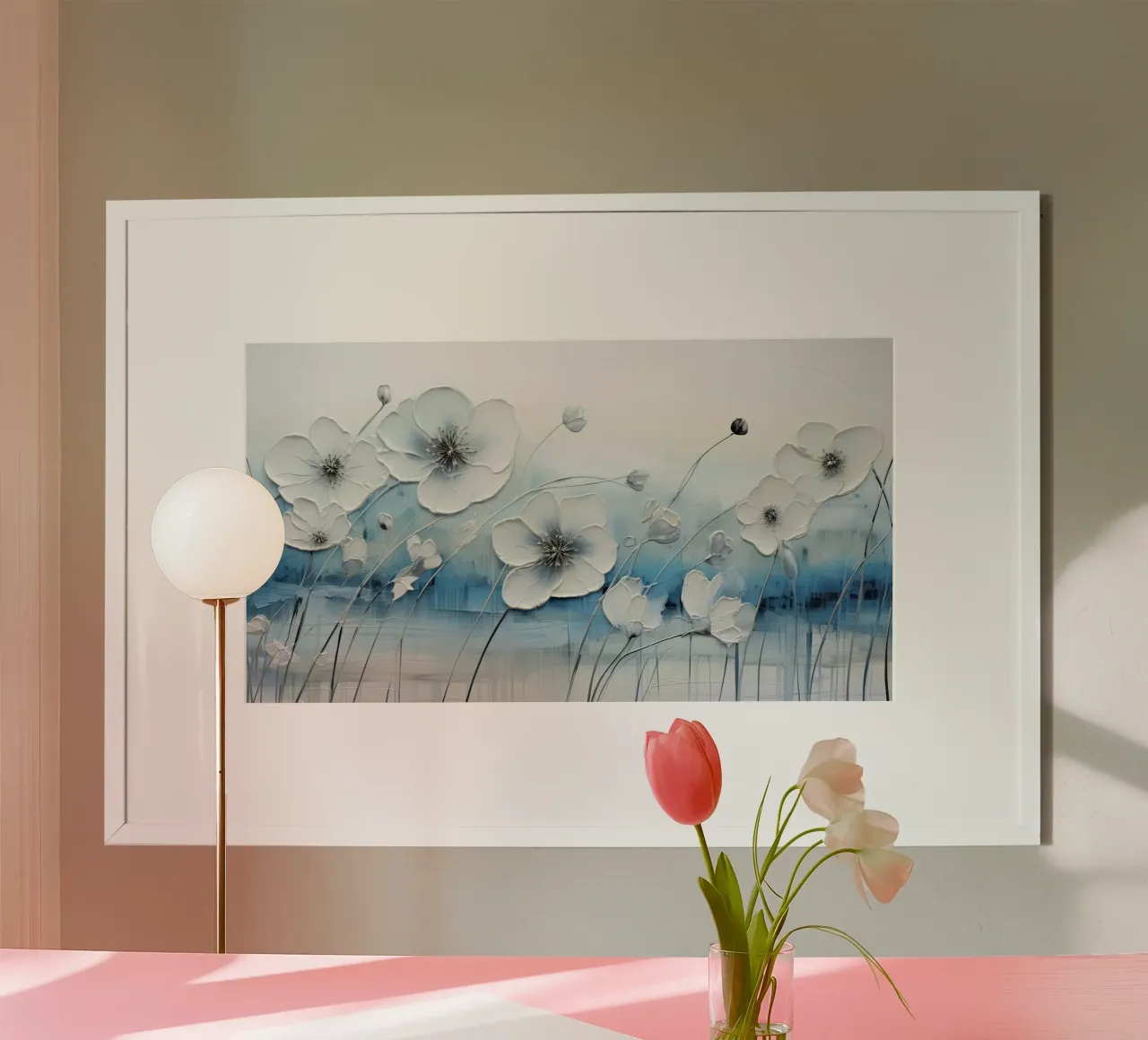 Arte da parete di Imagine poster con telaio in alluminio da Imagine